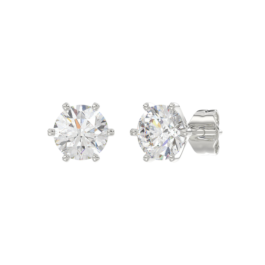 14K White Gold, angled view