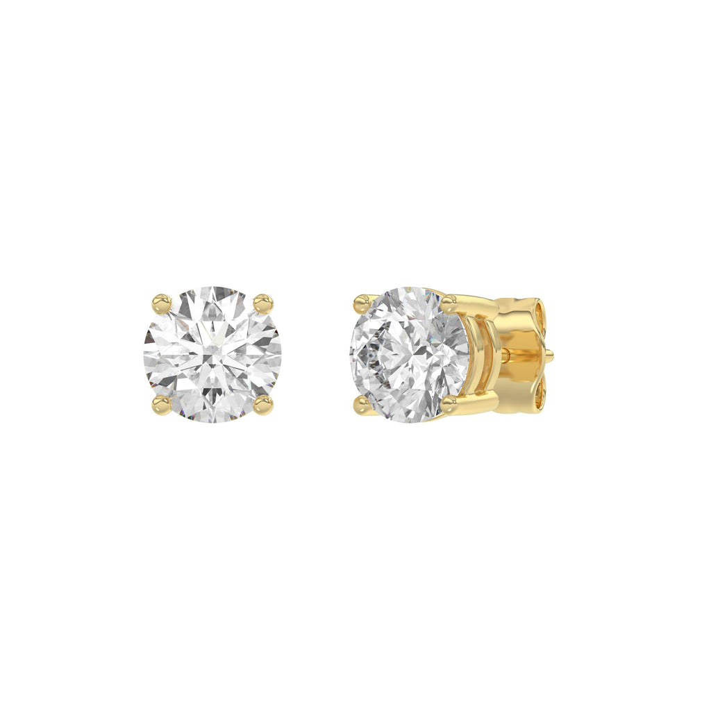 14K Yellow Gold, angled view