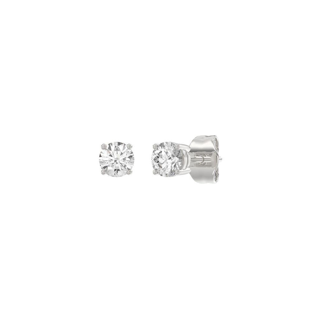 18K White Gold, angled view