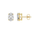 14K Yellow Gold, flat view