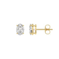 14K Yellow Gold, flat view