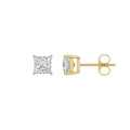 14K Yellow Gold, flat view