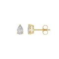 14K Yellow Gold, flat view