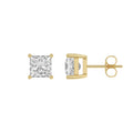 14K Yellow Gold, flat view