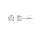 14K White Gold, flat view